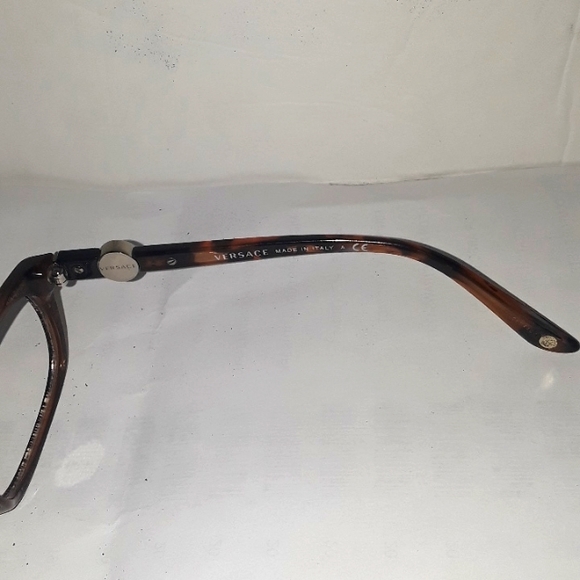 RARE GENUINE VERSACE MOD 3146 991 53 / 16 135 TORTOISE EYEGLASSES CATS EYE STYLE - Picture 8 of 9